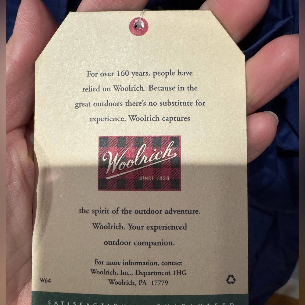 NWT Woolrich Women’s Hydromax 2100 Blue Jacket Size L - Picture 5 of 9